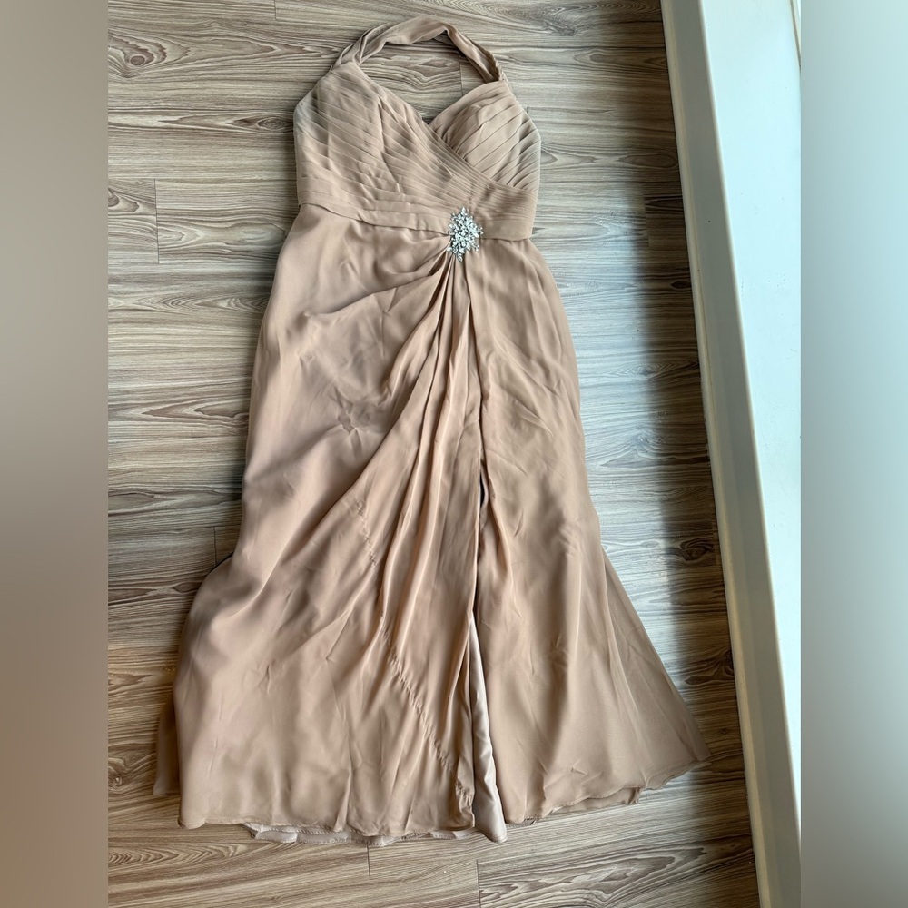 Jordan Beige A-Line Gown | Size 16